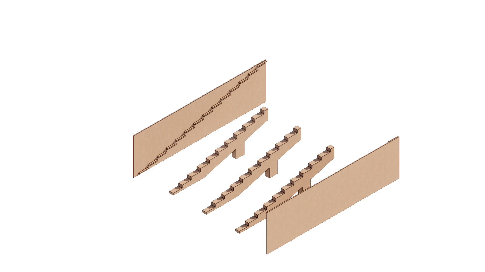 Módulo base en madera contralaminada