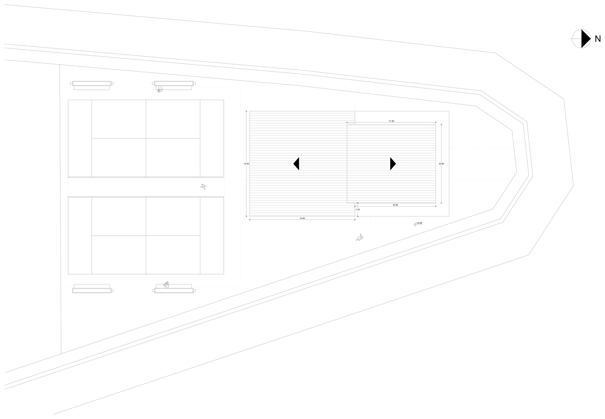 Planimetría general — escala 1:500